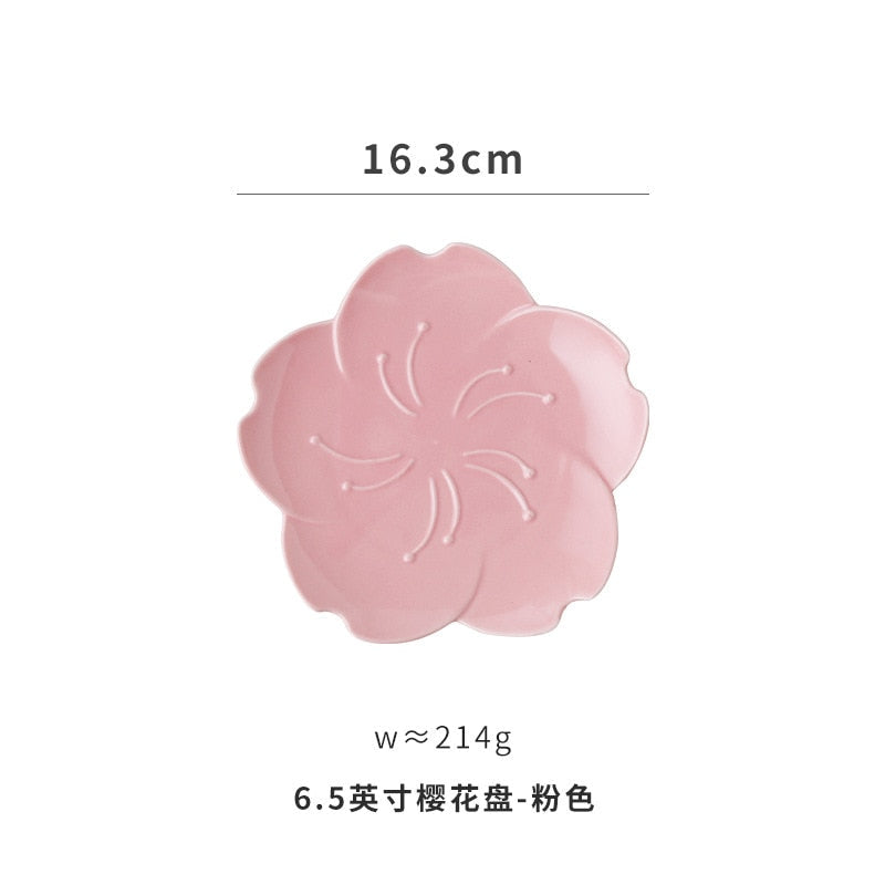Platos de flor de cerezo