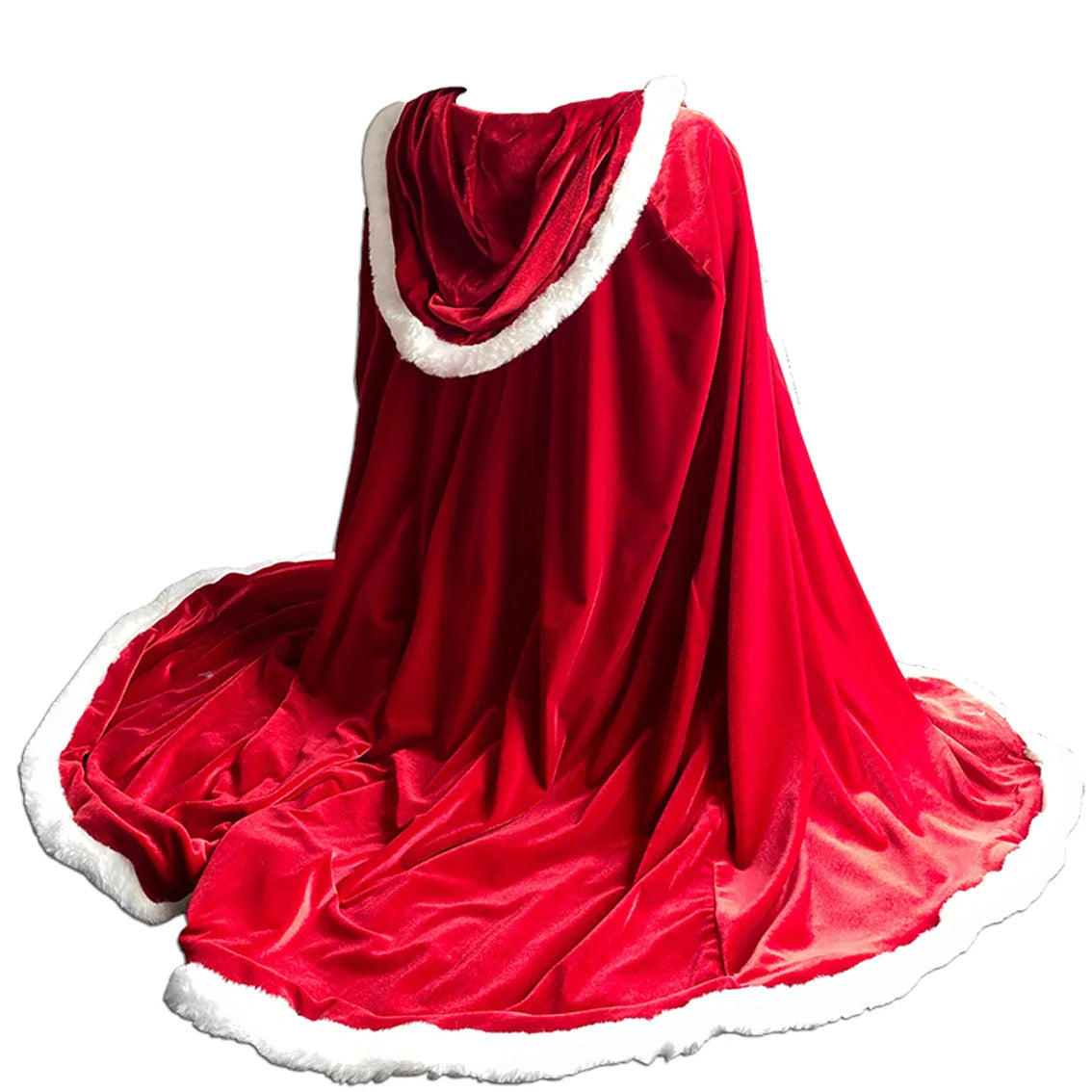Cape à capuche de Mme Claus