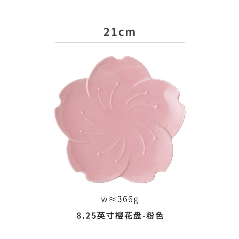 Platos de flor de cerezo