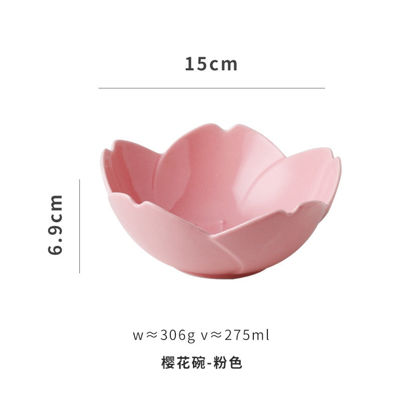 Platos de flor de cerezo