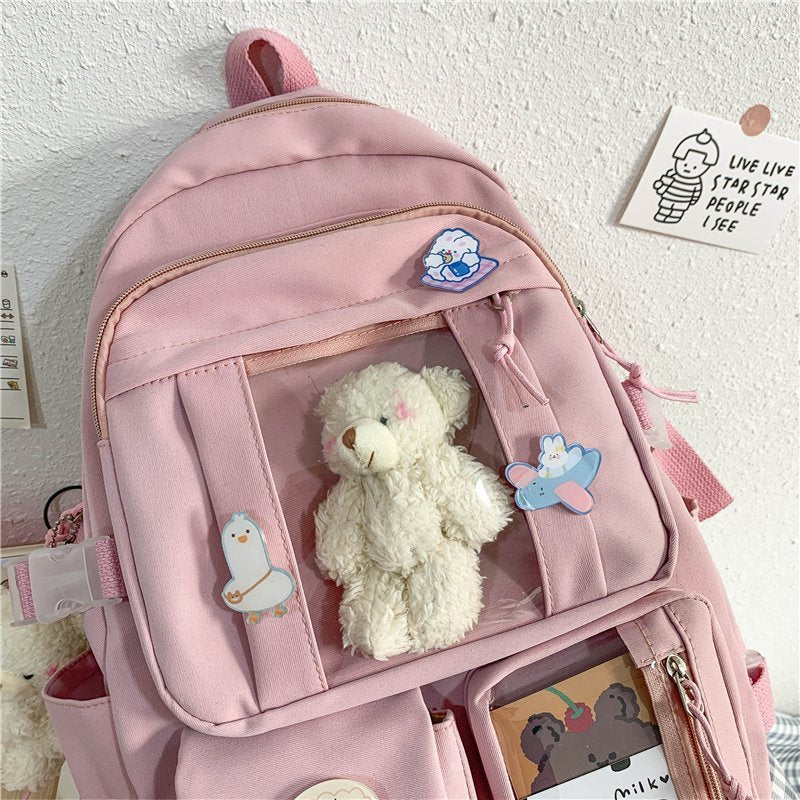 Sac à dos en peluche ours