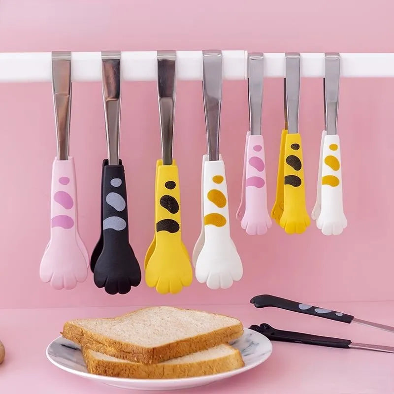 Pinces de cuisine en forme de patte de chat