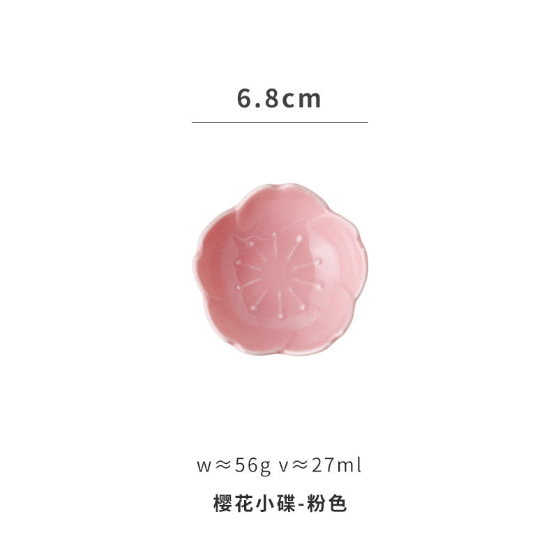 Platos de flor de cerezo