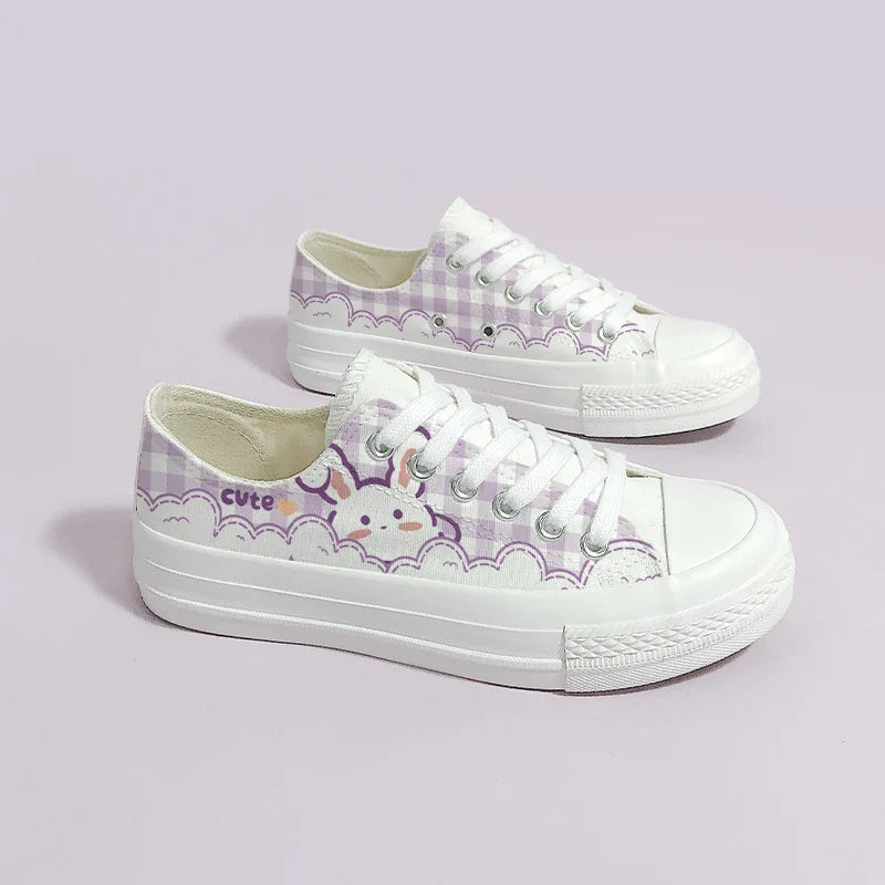 Kawaii Bunny Gingham Shoes