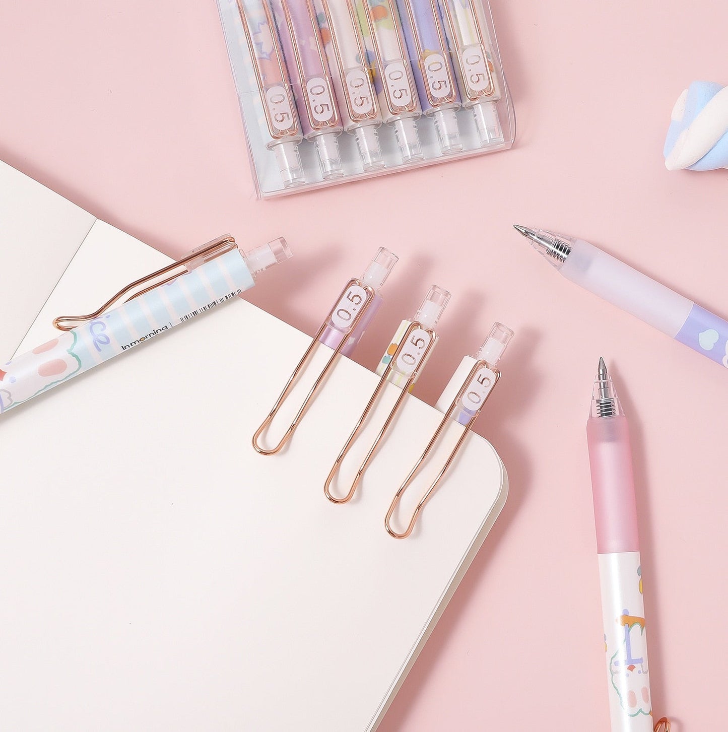 Ensemble de stylos gel Sweet Bunny