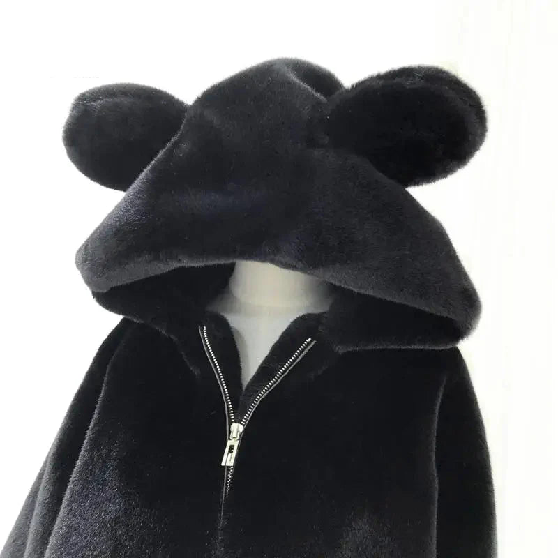 Cute Bear Hooded Coat