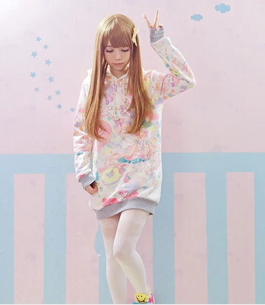 Harajuku Pastel Sweets Hoodie