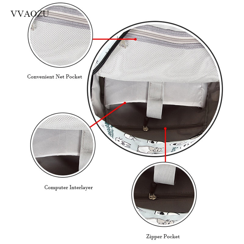 Sac à dos imprimé Neko