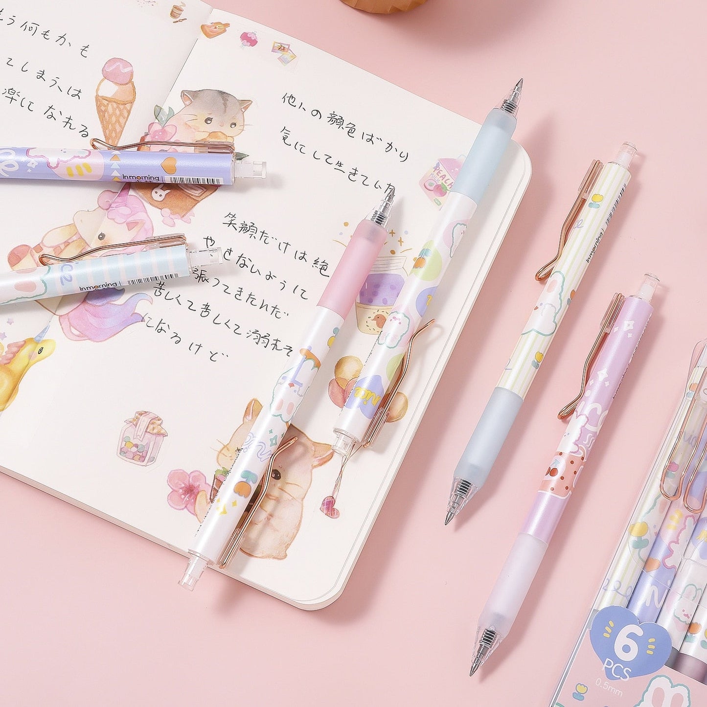 Ensemble de stylos gel Sweet Bunny