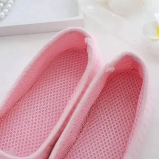 Cute Gingham Cotton Slippers