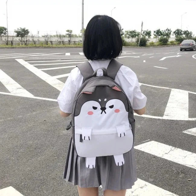 Mochilas de lona Shiba Inu