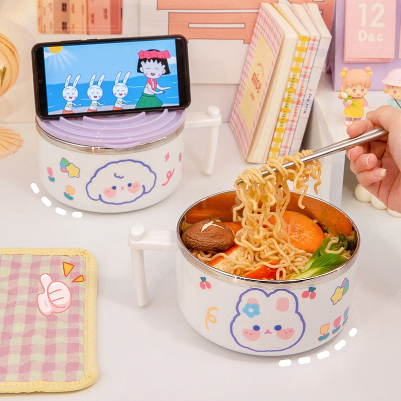 Ramen Bowl With Lid