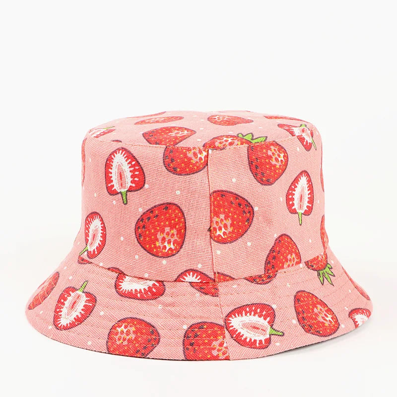 Chapeau Bob Imprimé Fraises