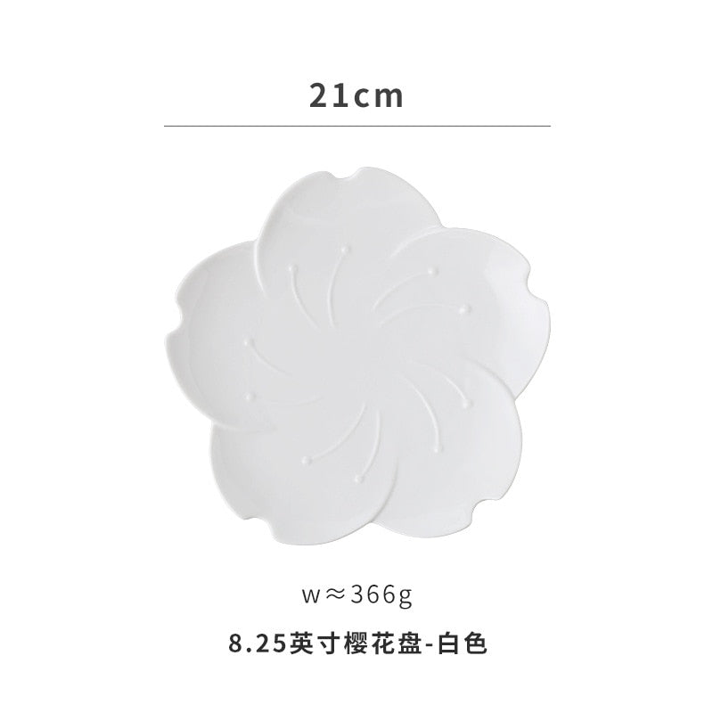 Platos de flor de cerezo