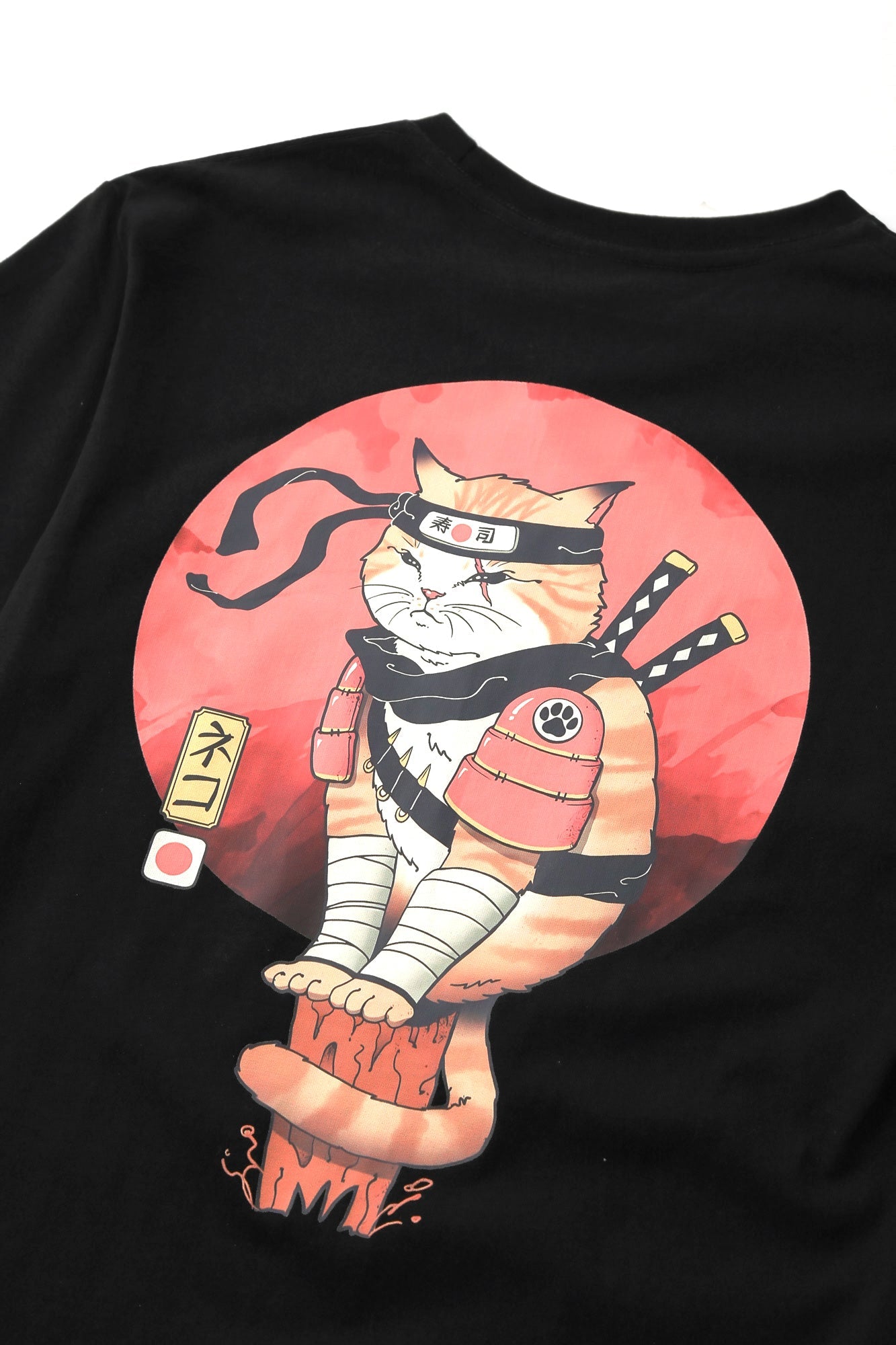 T-shirt YeT017 Ninja Cat