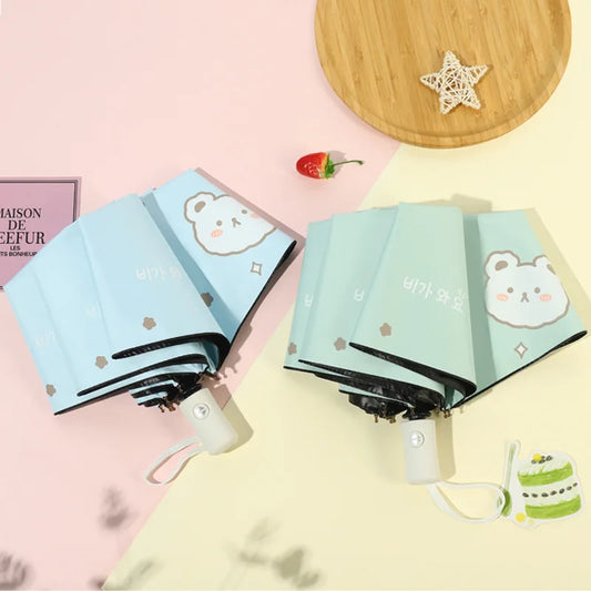 Kawaii Bear Pastel Umbrella