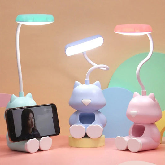 Kawaii Cat Flexible Desk Lamp