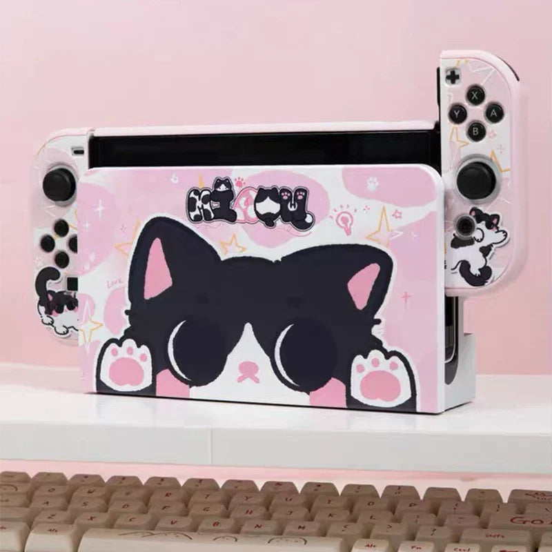 Kawaii Cat Nintendo Switch Shell