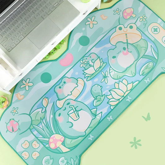Sous-main de jeu Kawaii Frog