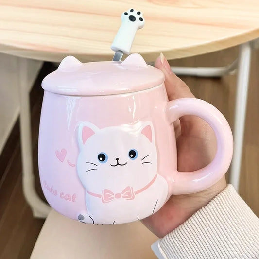 Tasses à chaton kawaii