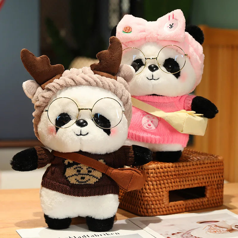 Peluches pandas douces