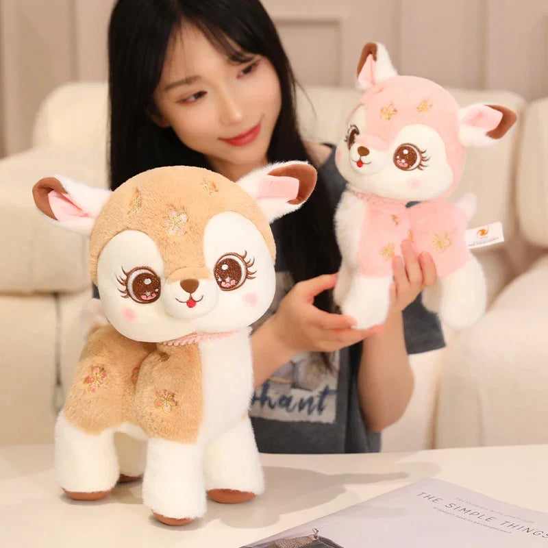 Peluches de cerf kawaii