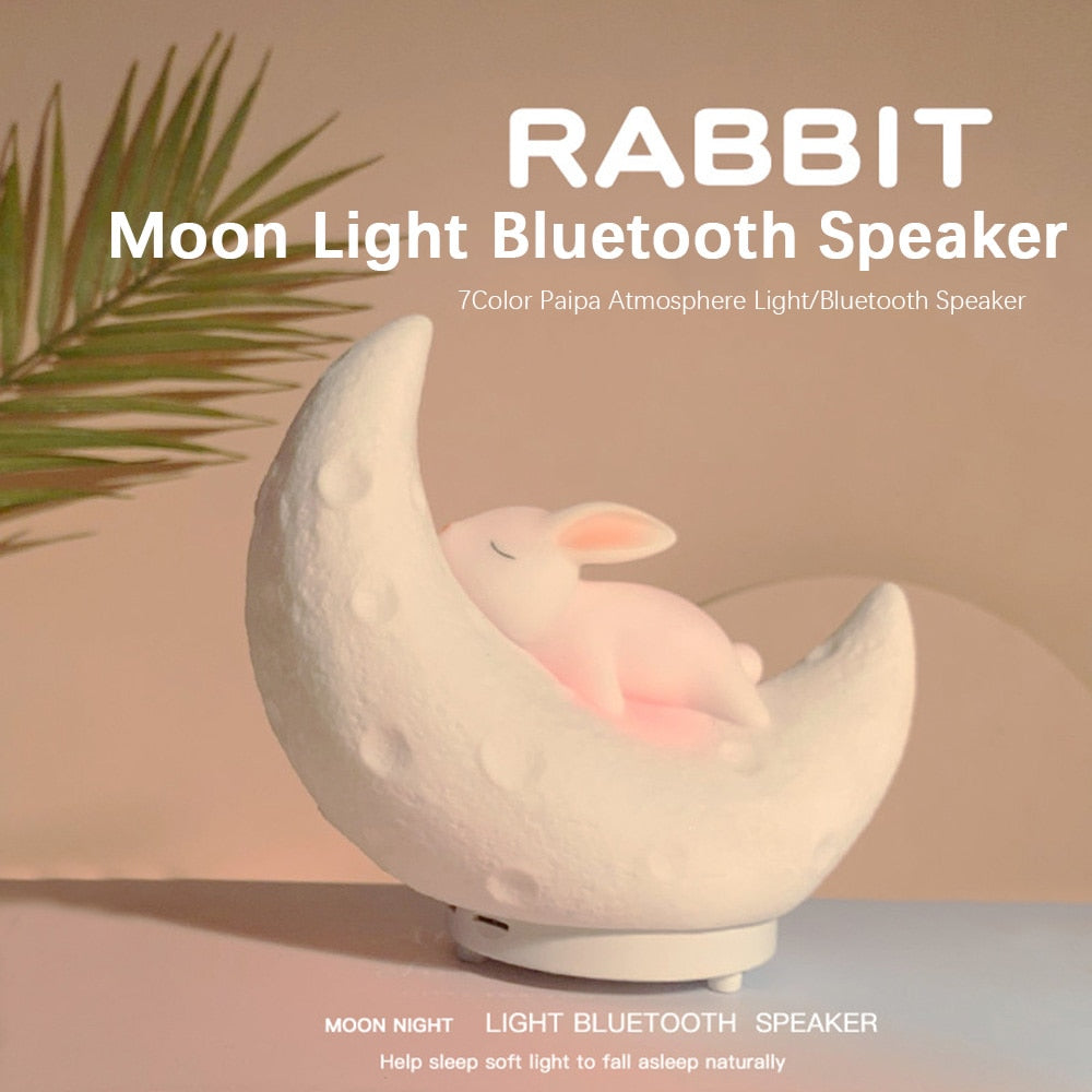 Enceinte veilleuse Moon Bunny