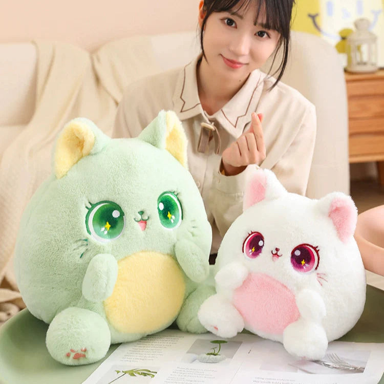 Peluches de chat potelé