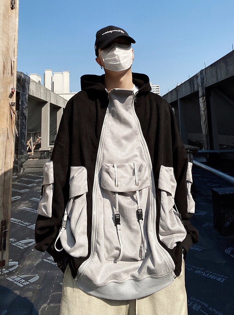 YEH1 Patchwork Functional Hoodie