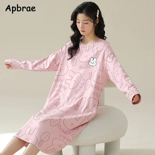 Camisón de conejito rosa