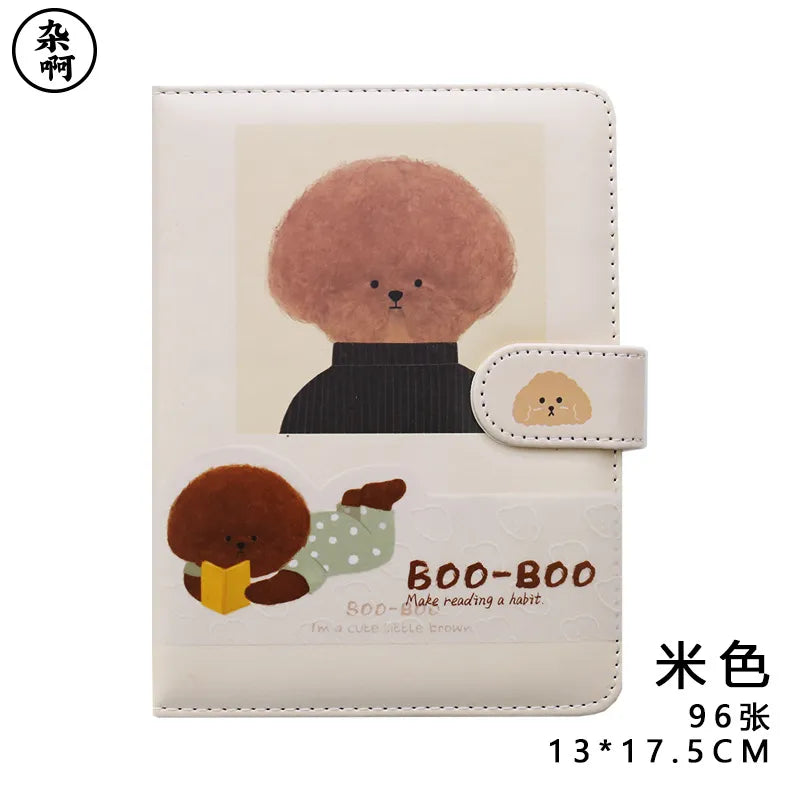 Journal en cuir Teddy Dog