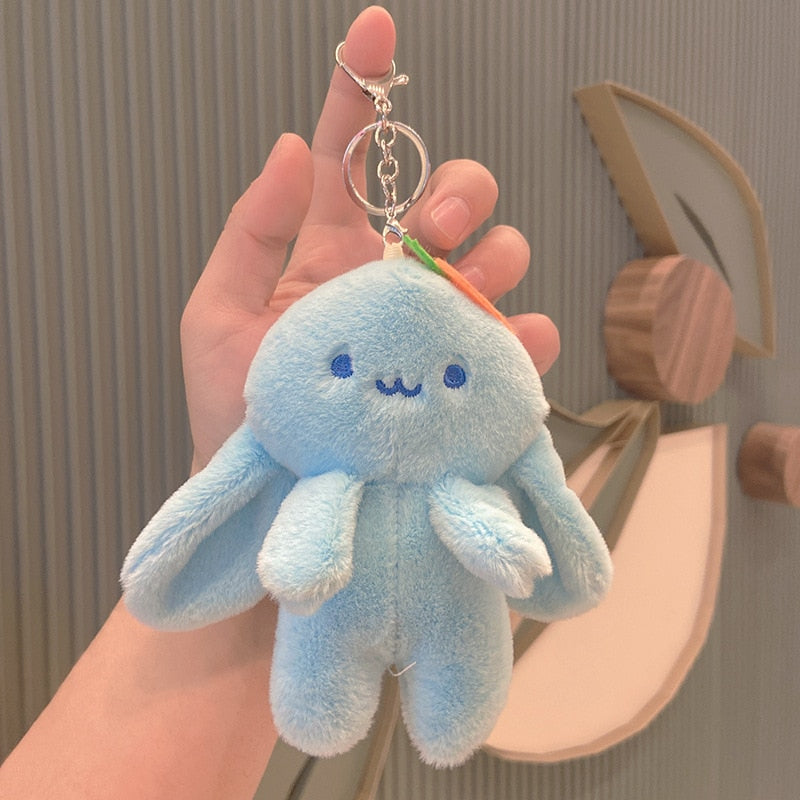 Porte-clés en peluche lapin