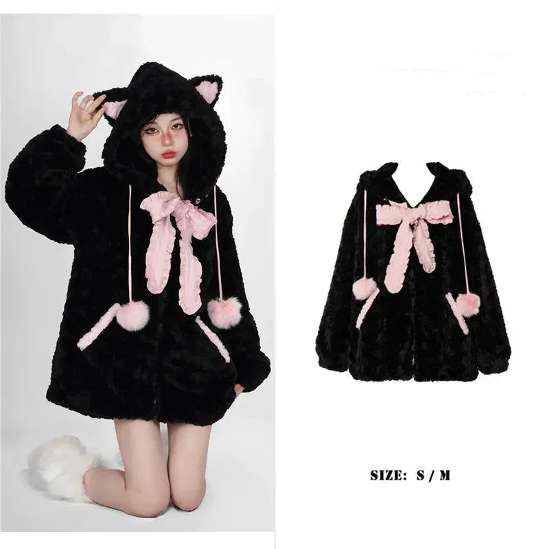 Sweat à capuche chat Harajuku