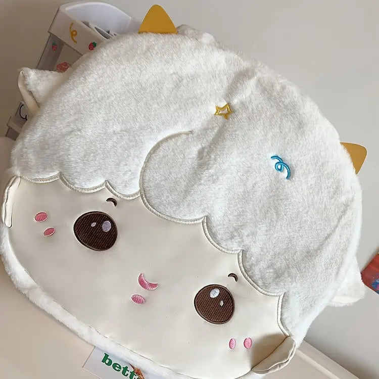 Sac fourre-tout à motif tête d'agneau