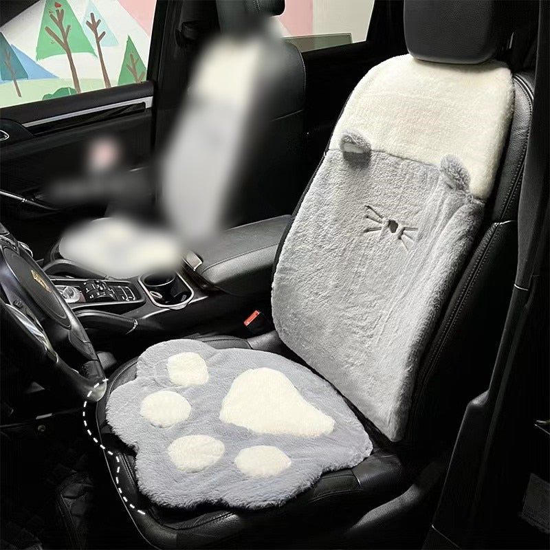Ensemble de housses de siège auto à motif de pattes de chat
