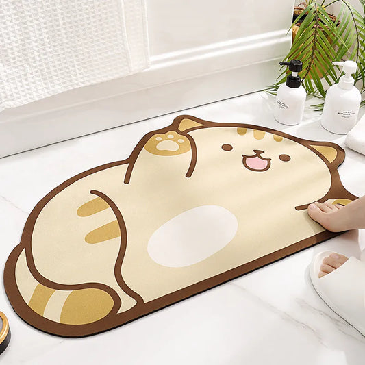 Tapis de bain pour chat Neko