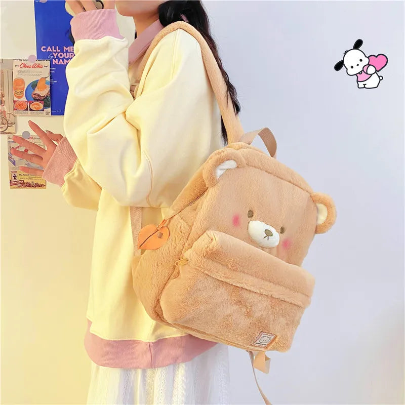 Sac à dos en peluche Blushing Bear