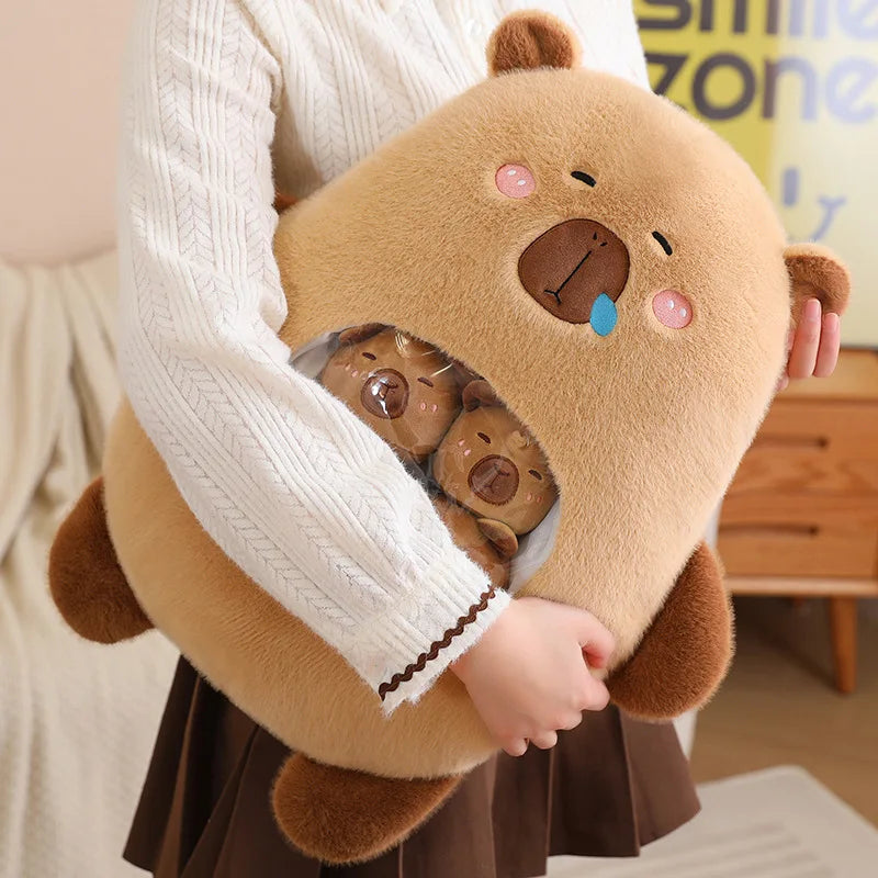 Peluches Capybara et Cochon
