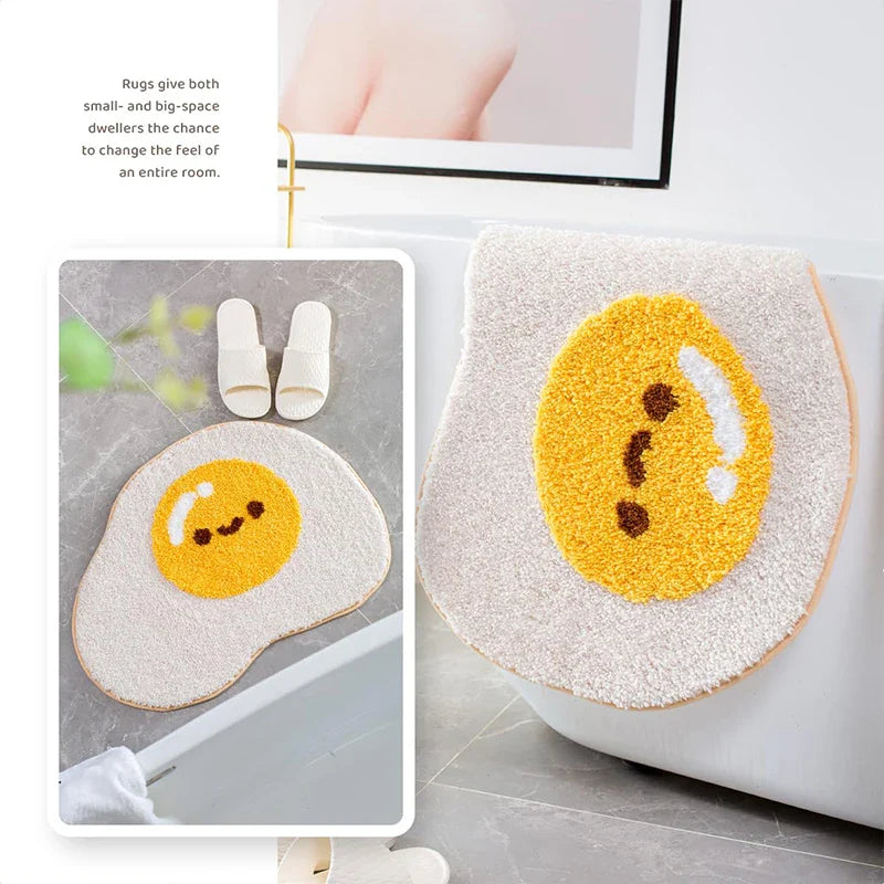 Tapis de salle de bain Happy Egg