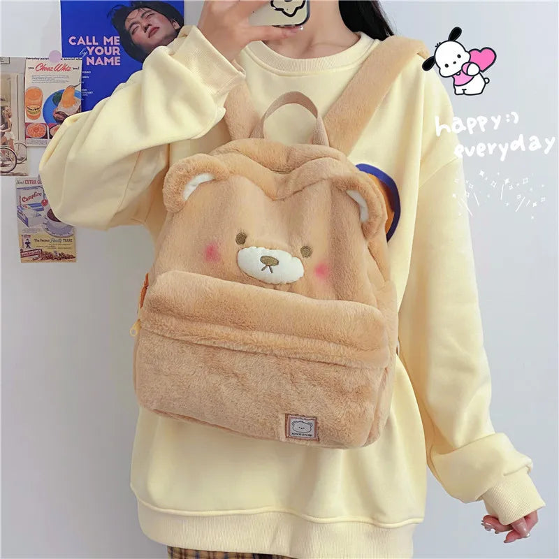 Sac à dos en peluche Blushing Bear