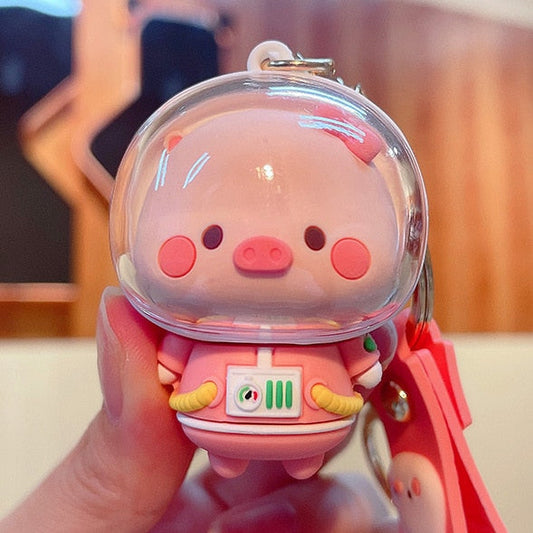 Porte-clés Astro Pig