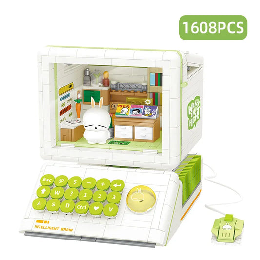 Ensemble de briques de construction Computer Bunny