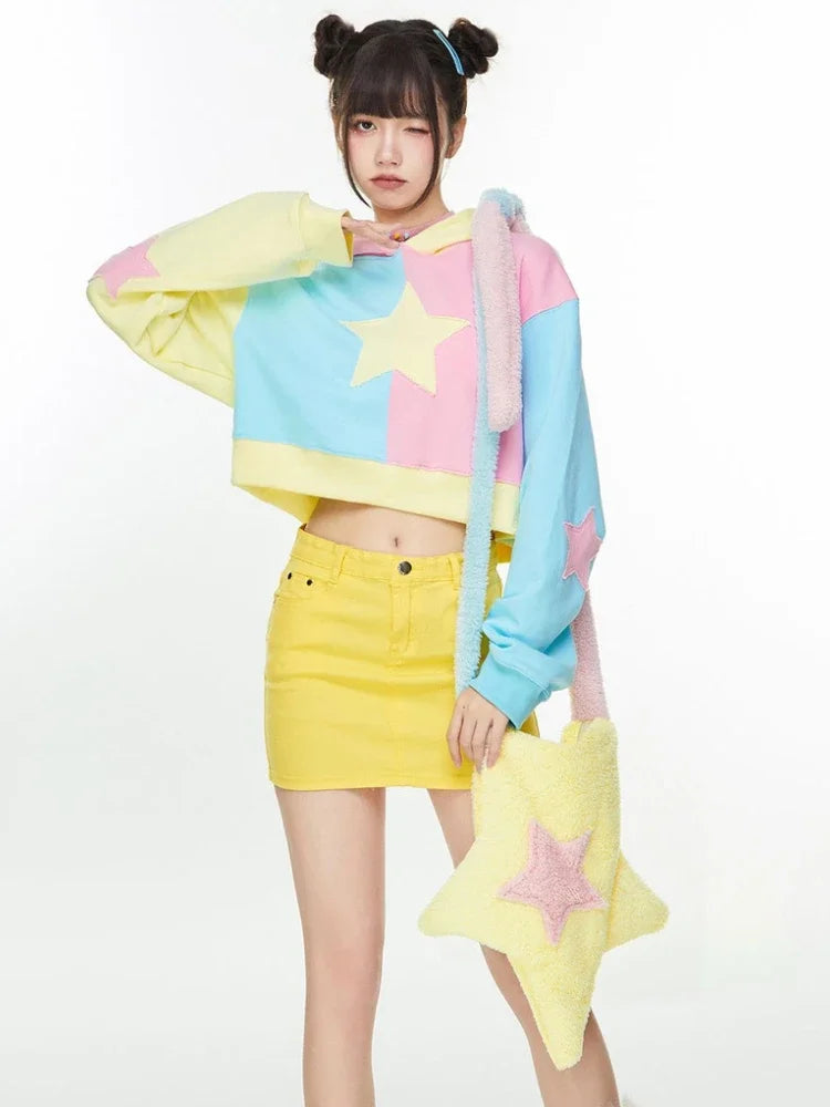 Pastel Star K-Pop Hoodie