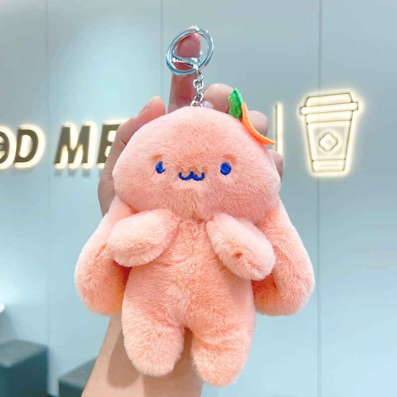 Porte-clés en peluche lapin