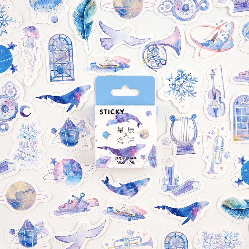 46Pcs/box Diary Stickers