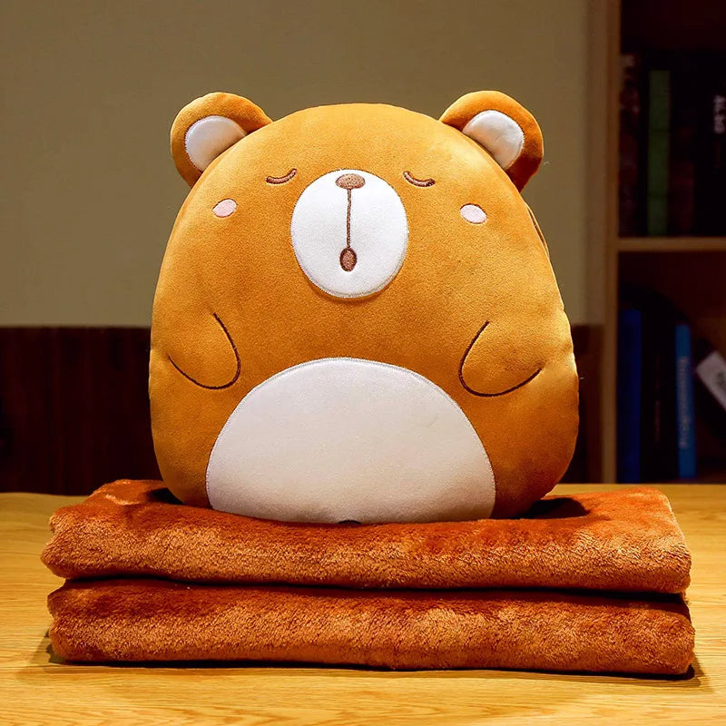 Couverture coussin animal