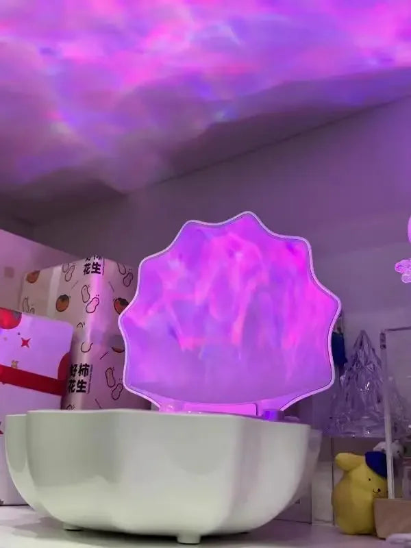 Enceinte Bluetooth Shell avec veilleuse