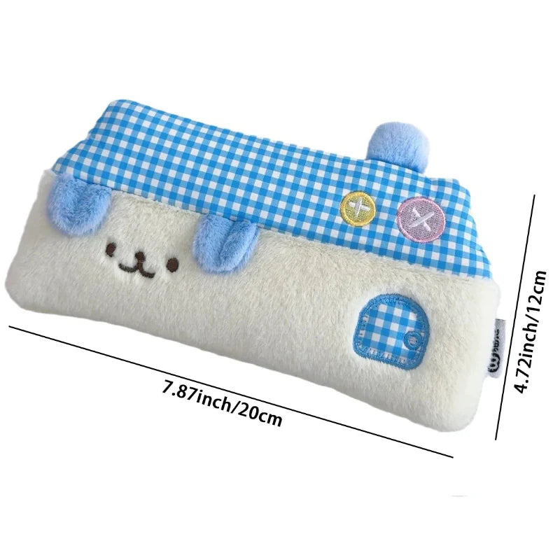 Trousse à crayons Kawaii Puppy House