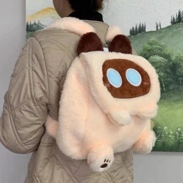 Sacs à dos en peluche chat kawaii