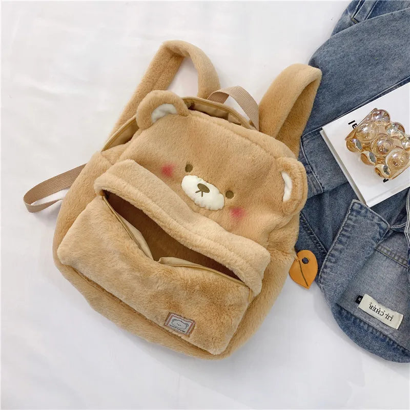Sac à dos en peluche Blushing Bear